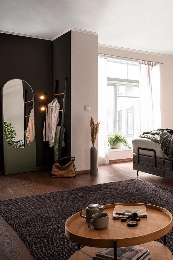 Klare Raumaufteilung im Schlafzimmer Klare Raumaufteilung im Schlafzimmer