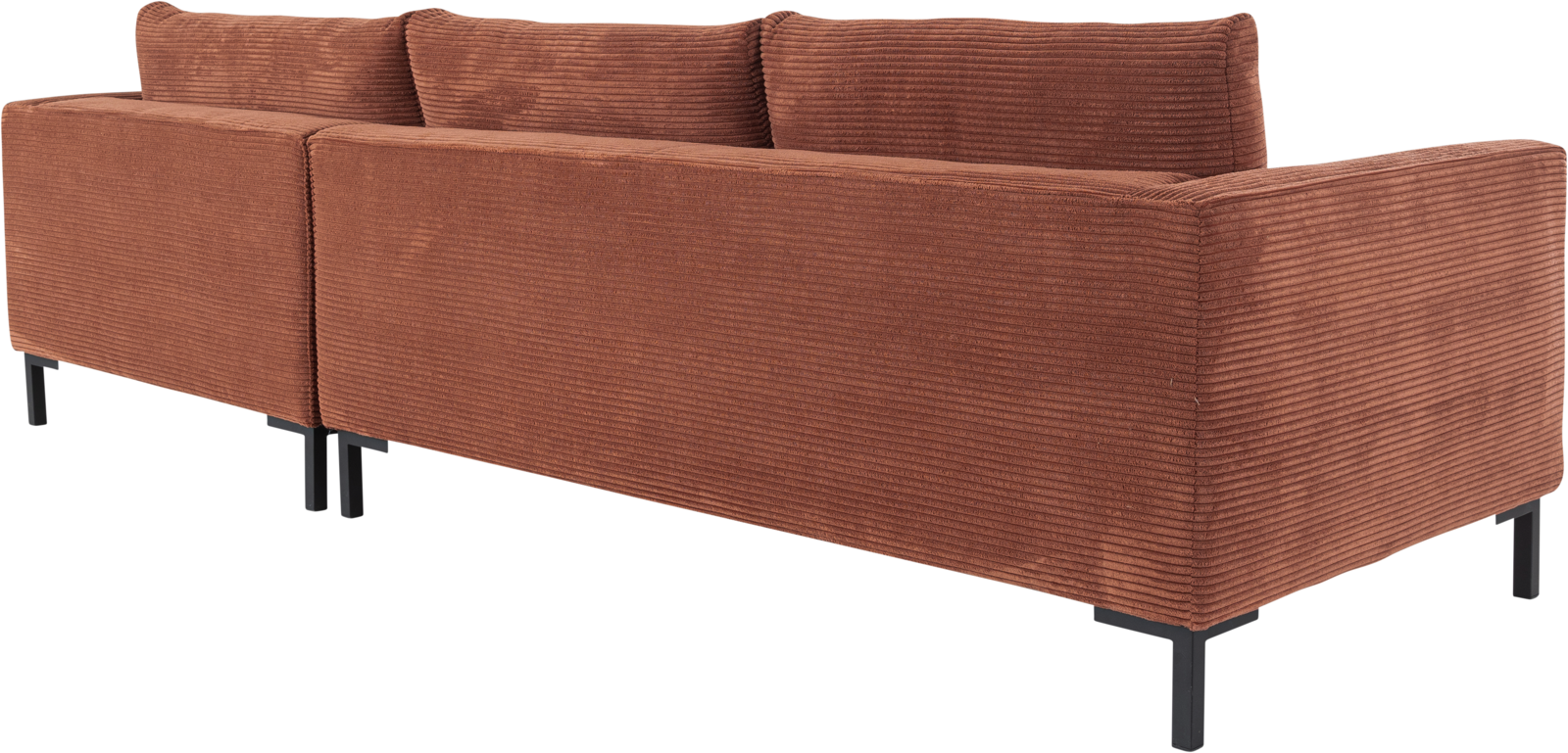 VALENTINO couch in rust brown and corduroy from ADA Möbel