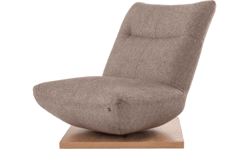Relaxsessel Nyssa mit braunem Stoff
