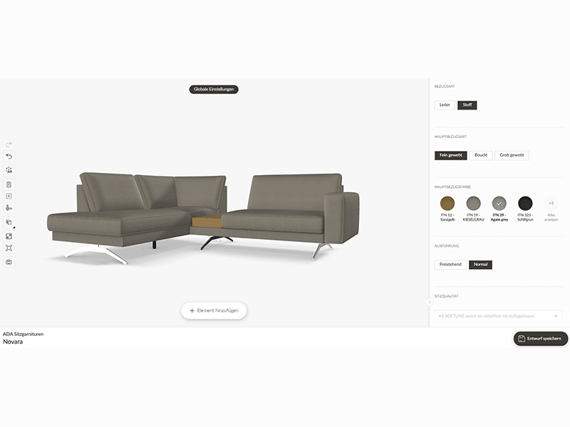 Konfigurator_NOVARA_800x600px ADA Möbel Konfigurator für das Sofa NOVARA