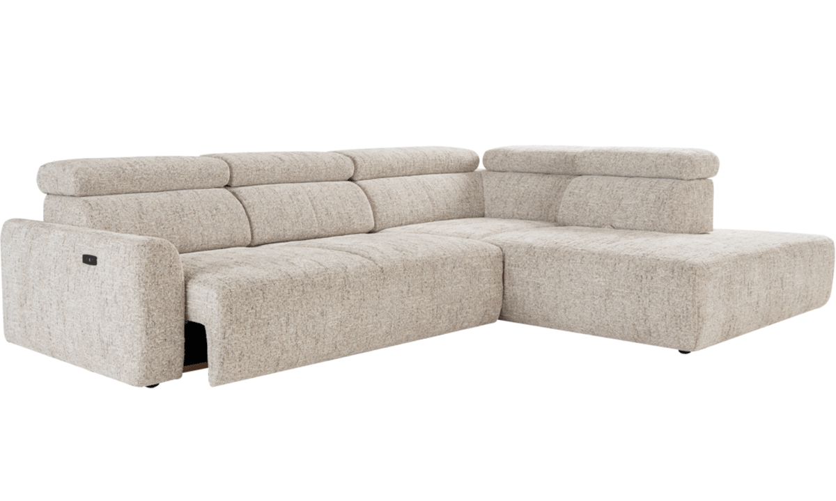 Sofa Nivio mit elektrischer Vorziehbank