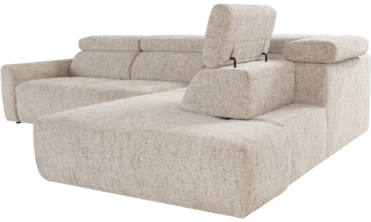 Sofa NIVIO mit individuell verstellbarer Nackenstütze